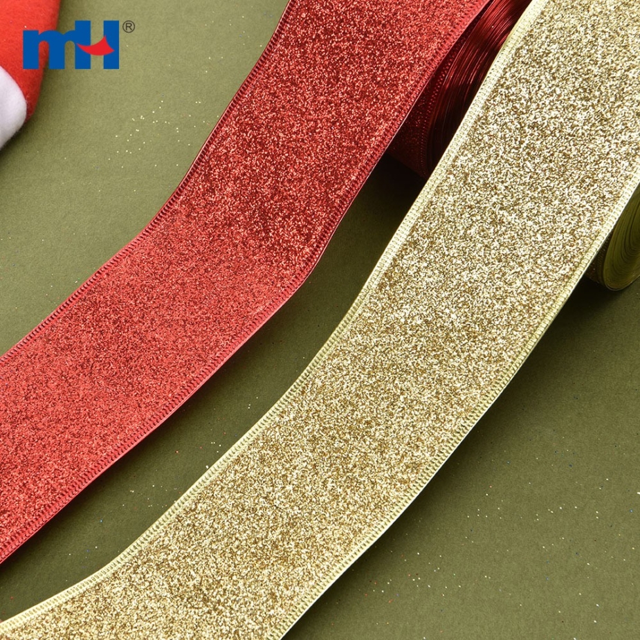 Glitter Ribbon Wired Edge