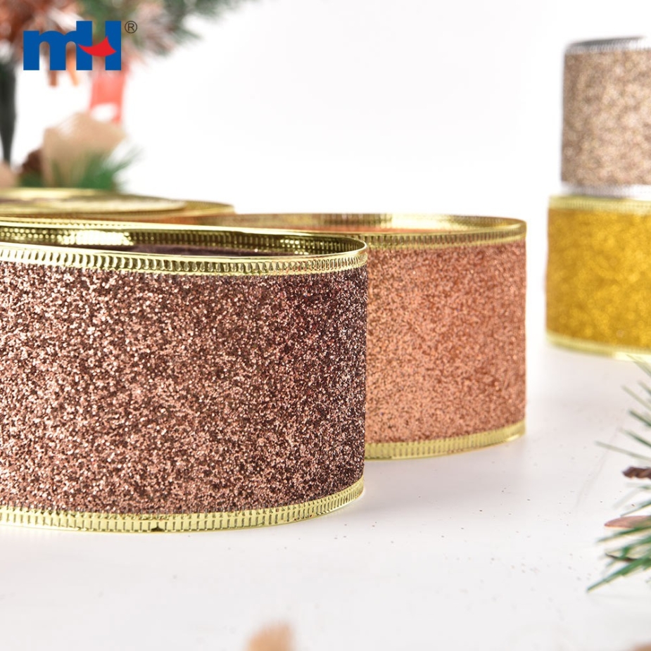 Glitter Ribbon Wired Edge