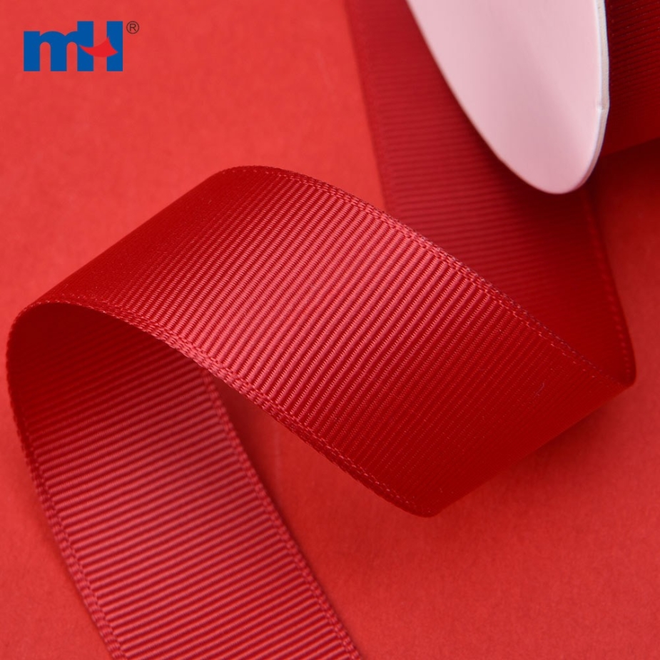 Polyester Grosgrain Red Ribbon