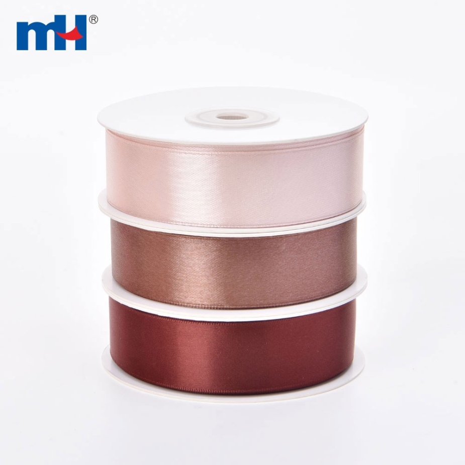 Polyester Single Face Satin Brown Shine Ribbon